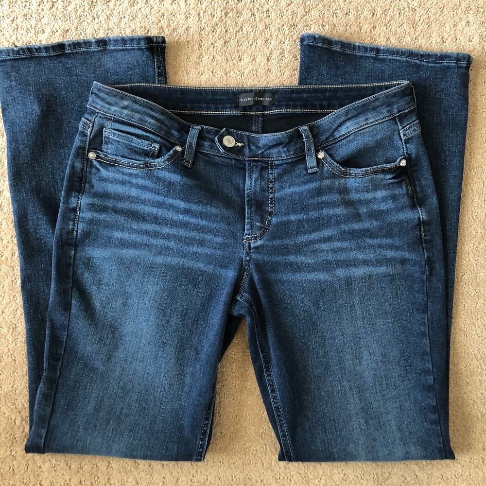 Silver Jeans Co. Tuesday Slim Bootcut Jeans, Size W31/L31, Excellent Condition